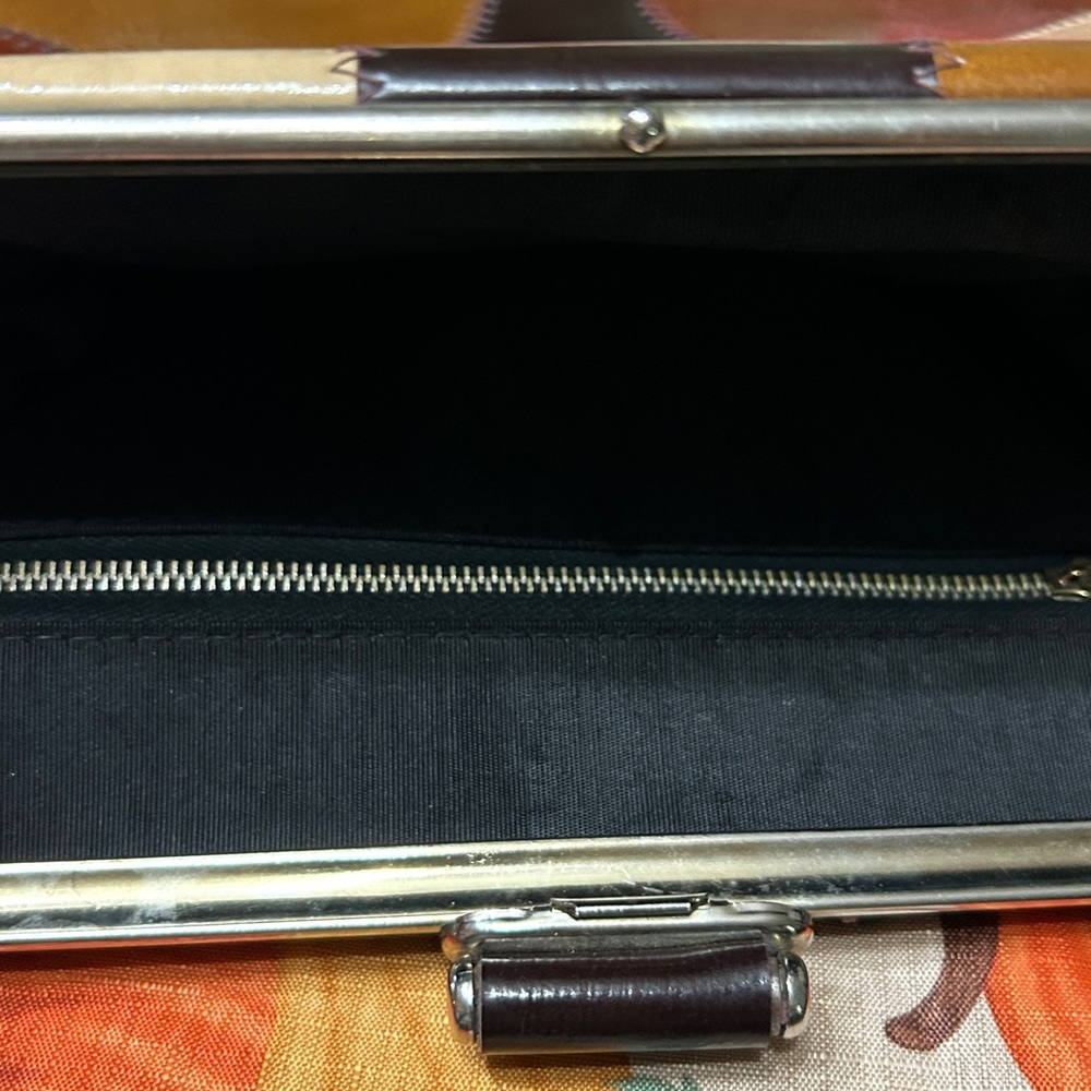 Brown And Cream Patchwork Handbag - image 4